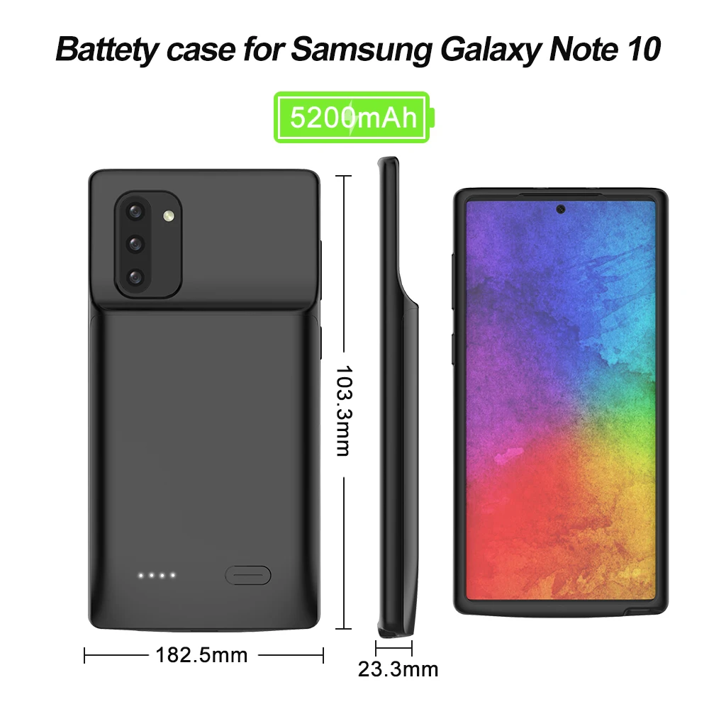 Чехол для зарядного устройства для samsung Galaxy S9 S8 Plus, силиконовый внешний зарядный чехол для samsung Note 8, 9, Note 10 Plus