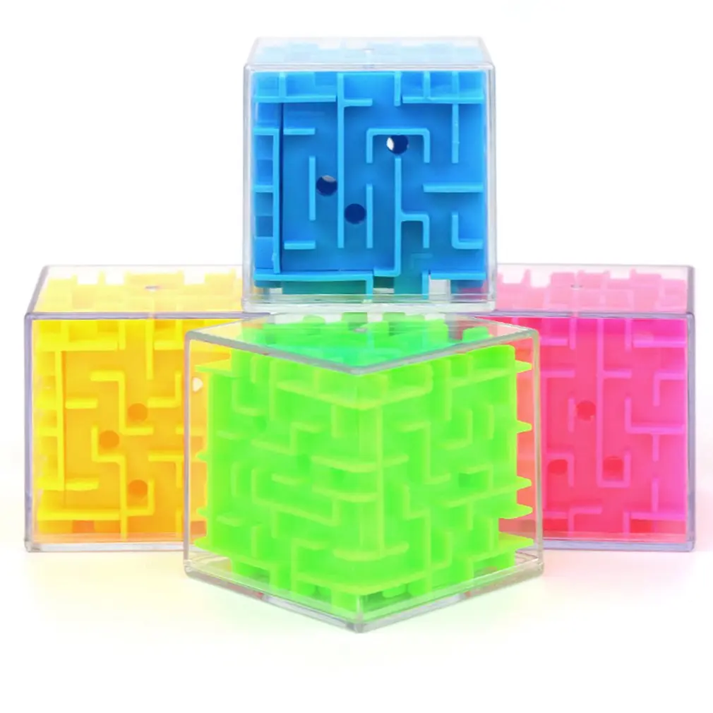 NEW 3D Mini Maze Magic Cube labyrinth ball Puzzle Speed Cube Puzzle Game Cubos children's Learning educational Toys