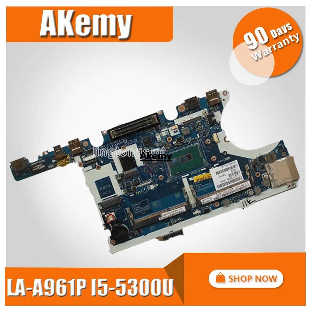 

for dell Latitude E7450 CN-0R1VJD 0R1VJD R1VJD LA-A961P laptop motherboard with i5-5300u 100% work