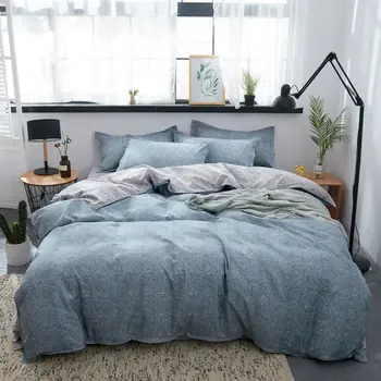 

Blue, duvet cover 200x200/240x220 Pillowcase 3pcs duvet cover set，bedding set，Single Double Queen King Customized quilt cover