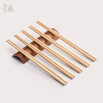 

25Pairs YIWUYISHI Bamboo Wood Chopsticks Chinese Carbonization Chopsticks Reusable Sushi Tableware Lunch Dinner Eating Tools
