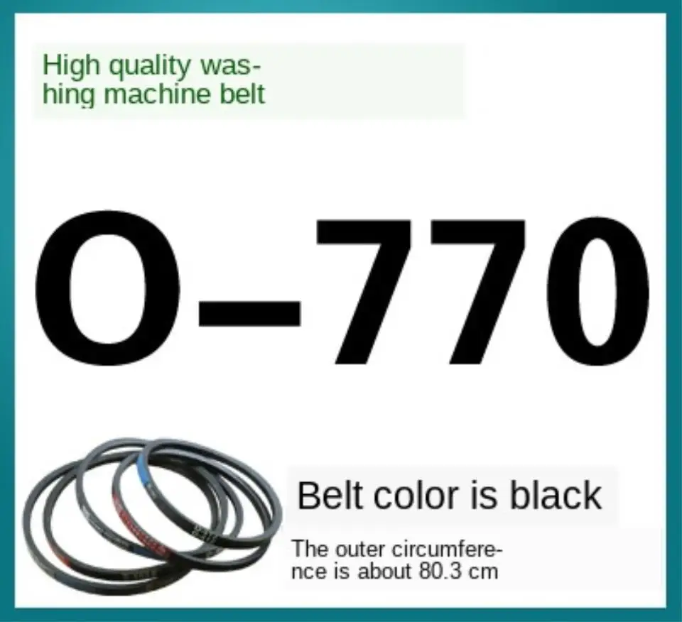 O-770E Nastro Per Lavatrice O-Belt V-Belt Nastro Trasportatore Nastro Trasportatore Nastro Motore