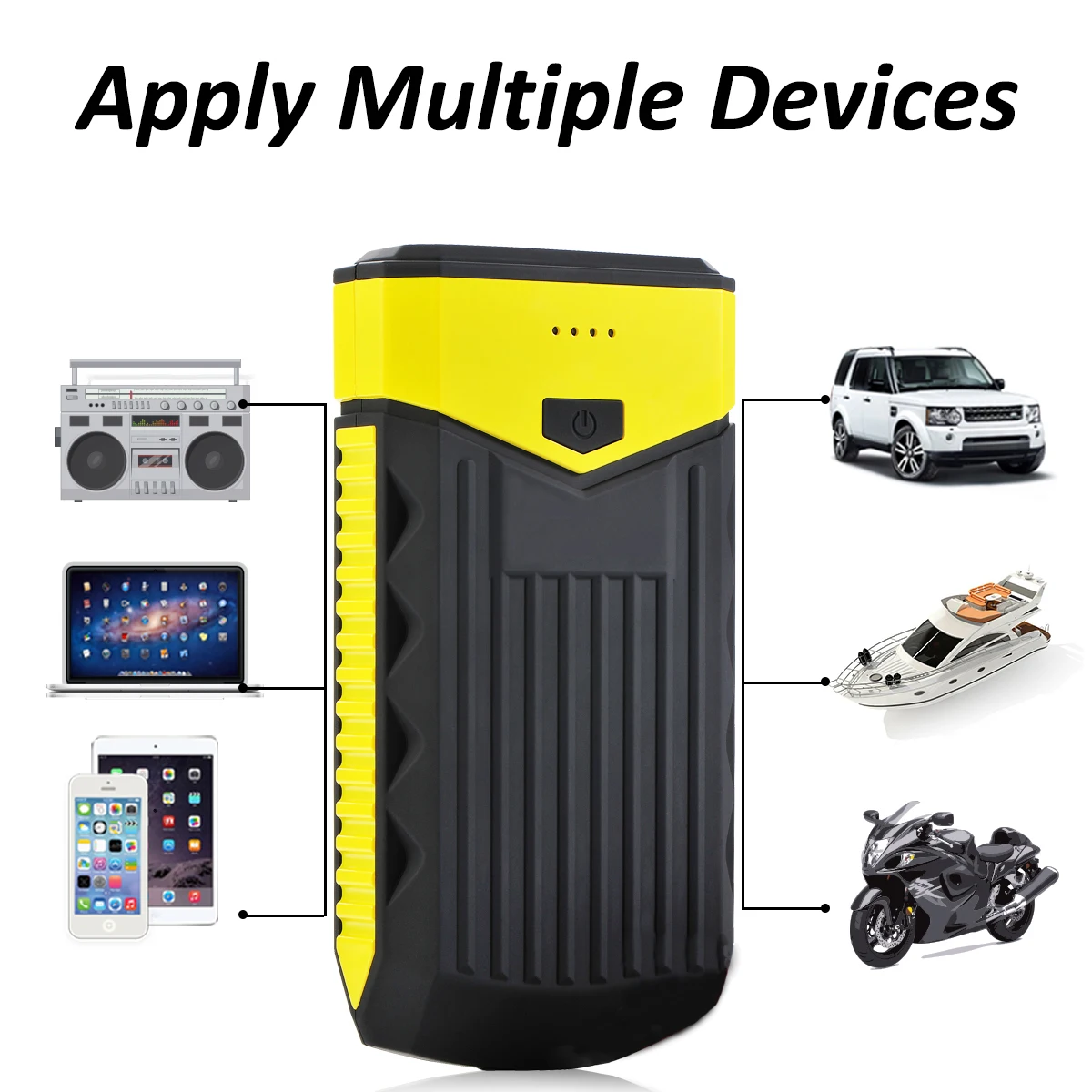 Автомобильное пусковое устройство Powerbank с быстрой зарядкой портативный с быстрой зарядкой до 6 л газовый двигатель или 3 л дизельный двигатель