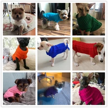 Одежда для собак, свитер для больших маленьких собак, одежда для кошек, пальто для собак, чихуахуа, плюшевый, сохраняет тепло зимой