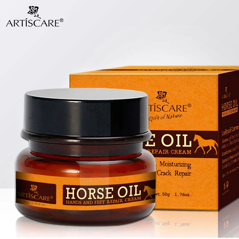 Artiscare Horse Oil Hands And Feet Repair Cream Peach Lotion Improving