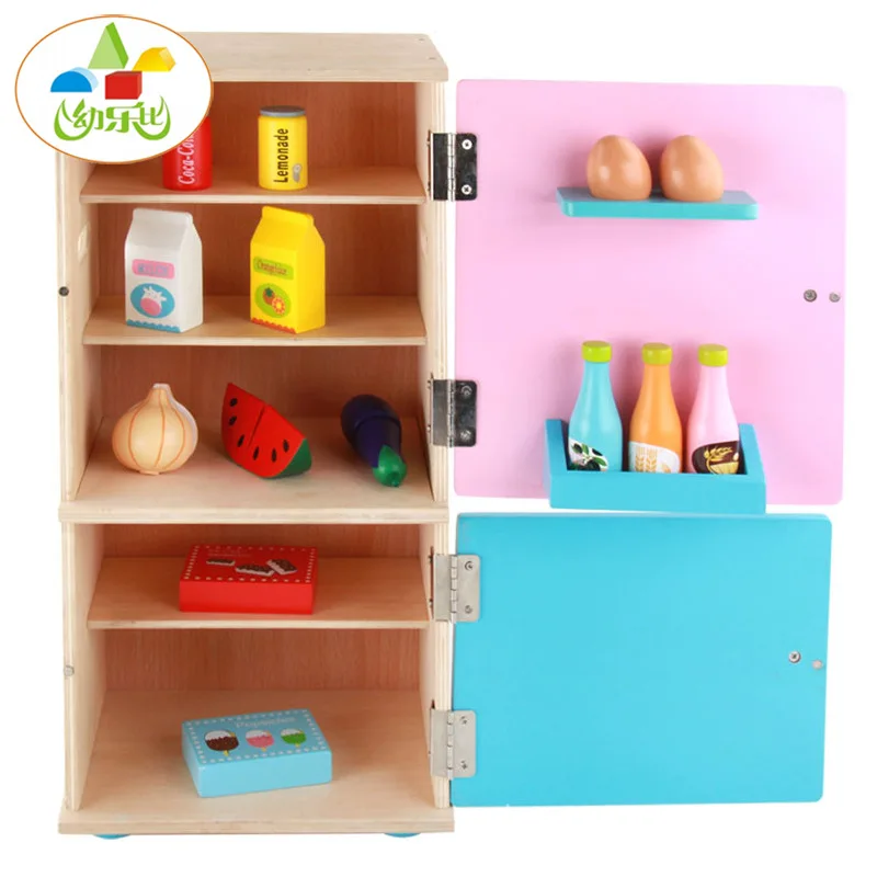 

Children Wooden Model mei qi zao tai Kitchen Combo GIRL'S Cooking Play House Toys Baby Toy Set