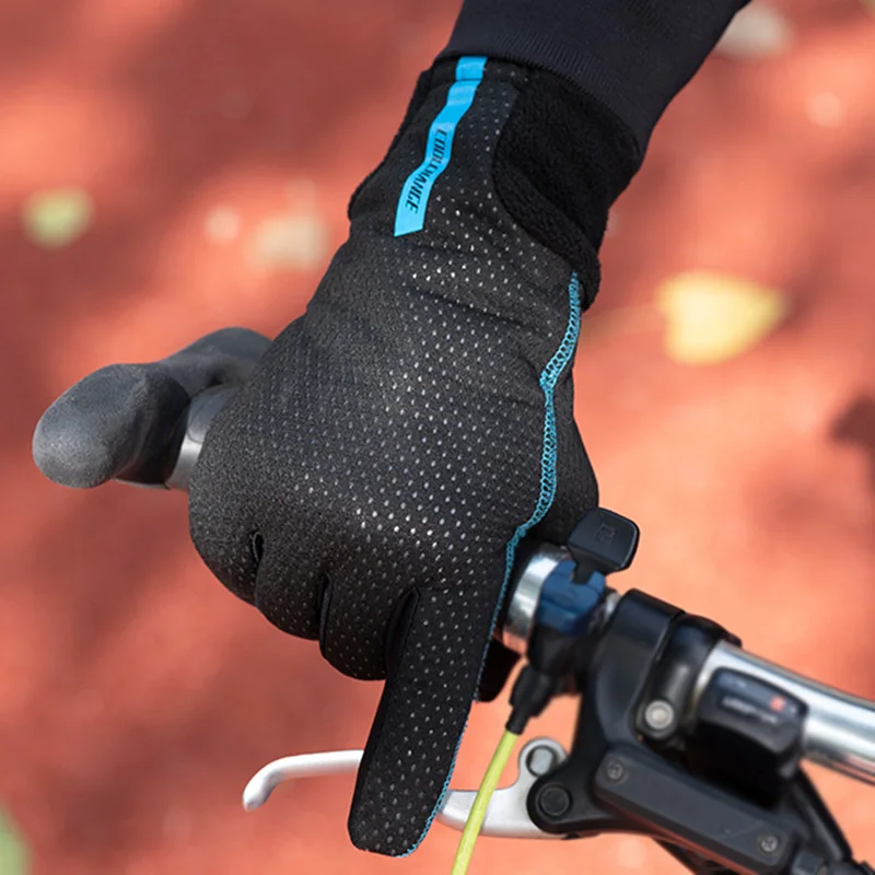 Термо Перчатки для велоспорта флисовая грелка велосипед Мягкие ветрозащитные зимние перчатки ручные мужские и женские унисекс теплые прочные