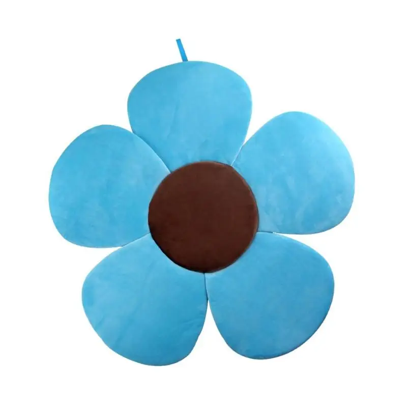 Для Новорожденных Детская ванна Складная Цветущая мочалка; мочалка в виде цветка ванна для ребенка Цветущая для раковины ванны для младенца Play Подушка с цветами коврик