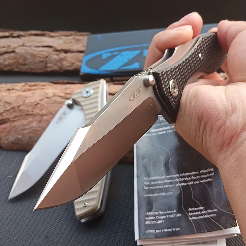 ZT0393 тактический складной нож 9cr18mov лезвие G10 походные карманные ножи для выживания шарикоподшипник Флиппер походный лагерь инструменты для активного отдыха