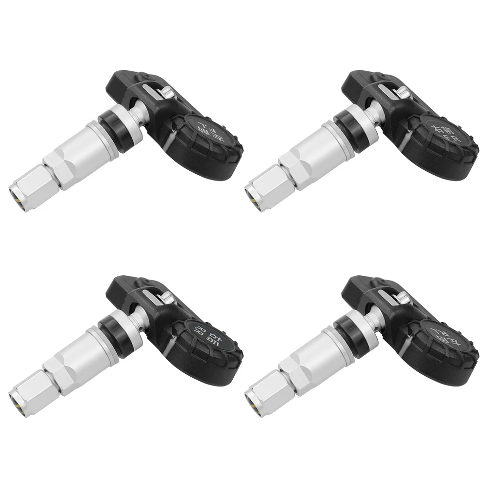 USB Android TPMS Car Tire Pressure Monitor 4 External Sensors 116 psi Monitoring Alarm System 5V Wireless Transmission