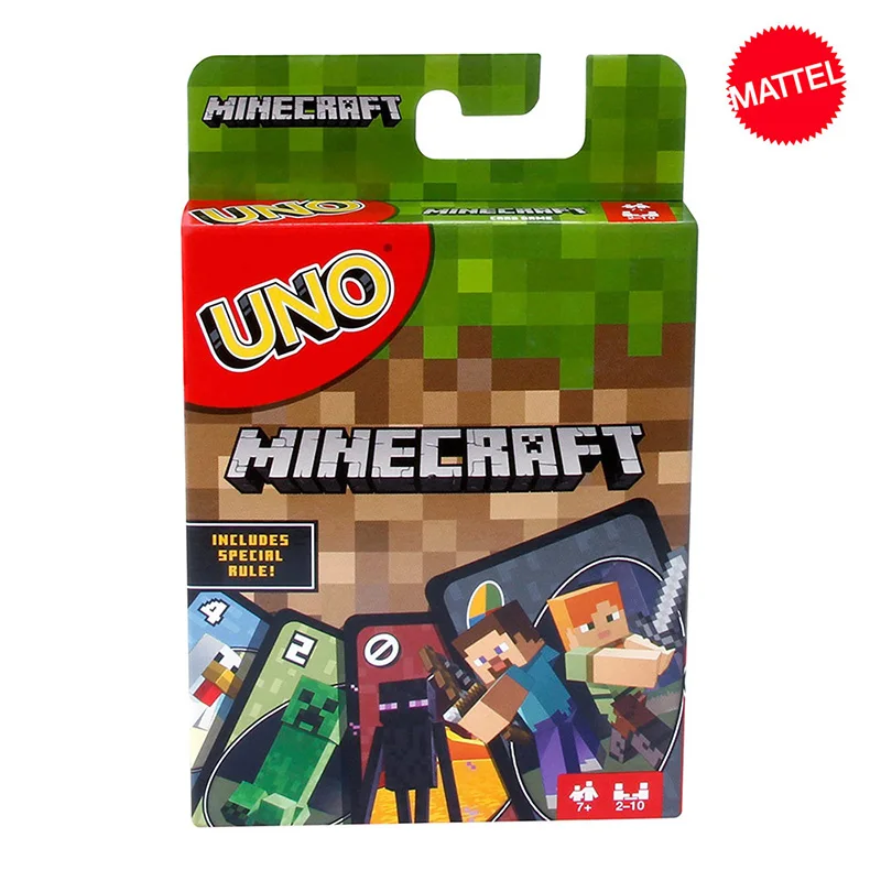 

Minecrafted Fun Creative Mattel Game Family Solitaire New Year Birthday Party Entertainment Board Game Puzzle Card Gift for Kids