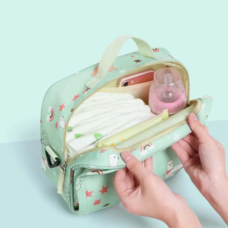 Mommy Diaper Bag Baby Stroller Bag Organizer Travel Hanging Carriage Mommy Shoulder Bag Buggy Pram Cart Basket Maternity Handbag