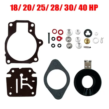

1 Set Carburetor Carb Rebuild Repair Kit With Float Durable Replacement Useful Tools For 18/20/25/28/30/40/50/55/60/70 HP