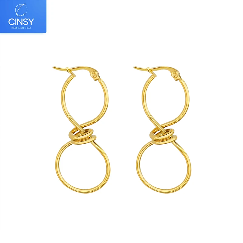 CINSY Jewelry Stainless Steel Earrings Jewelry For Women Kolczyki Brincos Piercing Christmas Aretes Earrings For women Pendiente