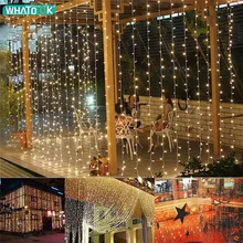 12mx2m LED Curtain Icicle String Lights 960 leds Fairy Garland Christmas Indoor Outdoor Wedding Lighting Home Party Garden Decor