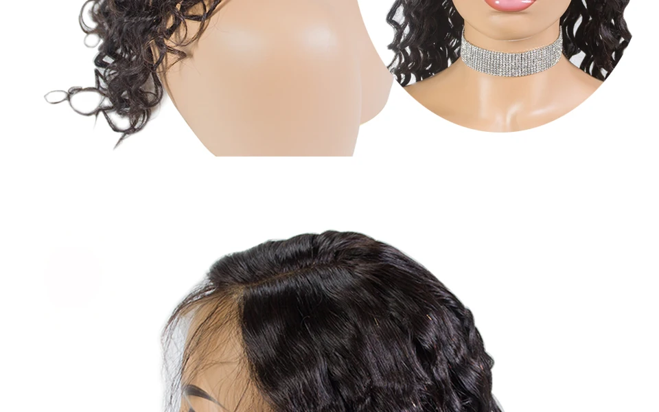 SSH предварительно сорвал полный человеческий волос парики бразильский свободные Синтетические волосы на кружеве парик с волосами младенца
