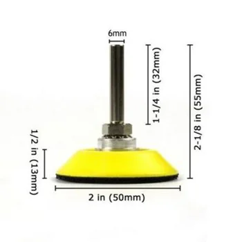 

3pcs 2 50mm Sanding Disc Buffering Pad Hook & Loop Polishing Grinding Sander
