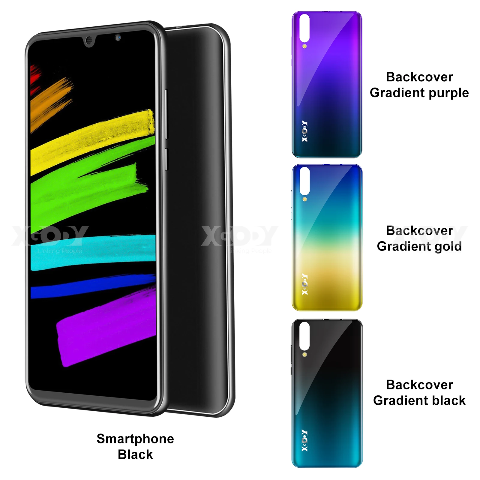 Смартфон XGODY P30 3g " 18:9 Android 9,0 2 Гб ОЗУ 16 Гб ПЗУ MTK6580 четырехъядерный двойной 2800 мАч gps WiFi 5MP мобильный телефон celular