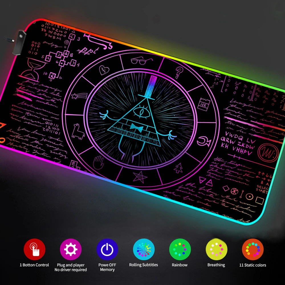 

RGB Mousepad Mouse Pad Mats with Backlight Mat Led Deskmat Gamer Accessories Carpet Led for Gaming Deskpad 900x400 DropShipping