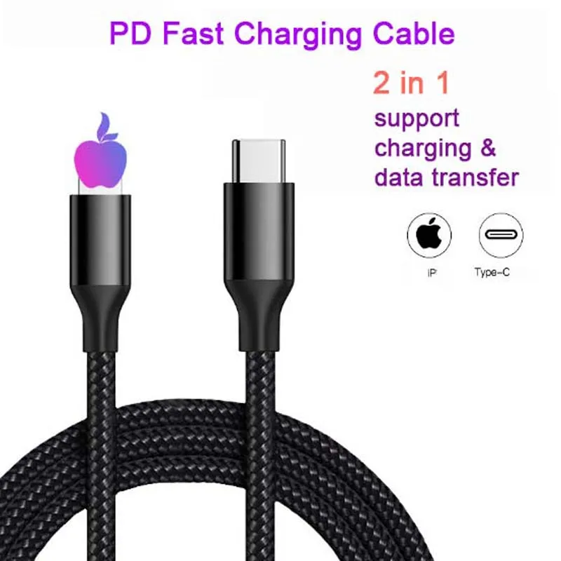 

18W PD fast data cable type c to charing cable pd cable for Iphone