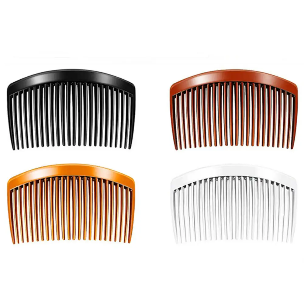 Hair Accessories French Hair Comb Straight Teeth Clip Comb Tortoise Side Bridal Wedding Veil