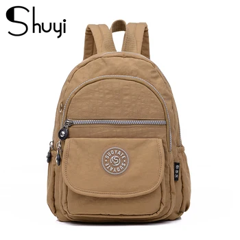 

Women's Backpack 2020 New Fashion Unisex Large Capacity Backpack Waterproof Oxford Cloth Nylon Students Bag Ladies Travel bag