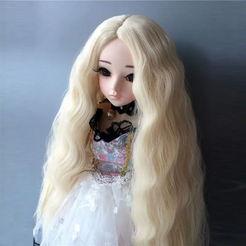 BJD sd 1/3 1/4 1/6 1/8 1/12 мужской и женский парик для кукол часть лапши в рулоне куклы