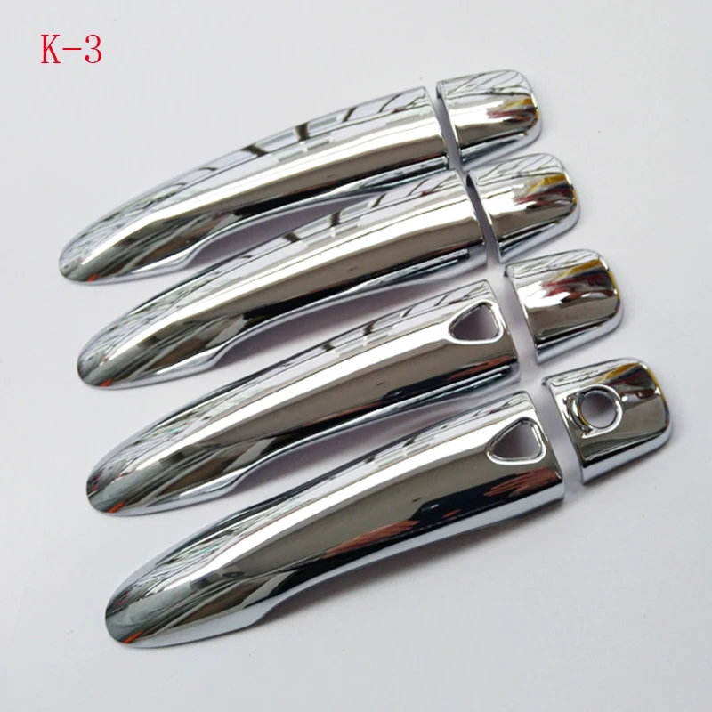 

Free Shipping Chrome Door Handle Catch Cover Trim Cap For Renault KADJAR 2016 Car Styling Accessories 8pcs