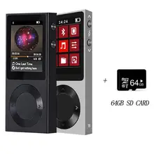 Bluetooth 4,0 MP3 плеер Поддержка 256G внешний накопитель Полный цинковый сплав HiFi HD без потерь MP3 музыкальный плеер T6