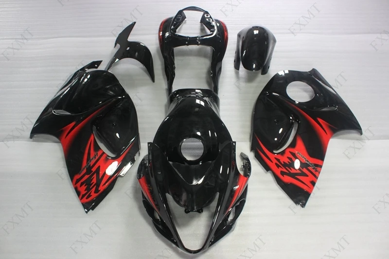 Для Suzuki GSXR1300 2013 Обтекатели HAYABUSA 08 09 для 2008 2014 наборы тела черный красный|Полные