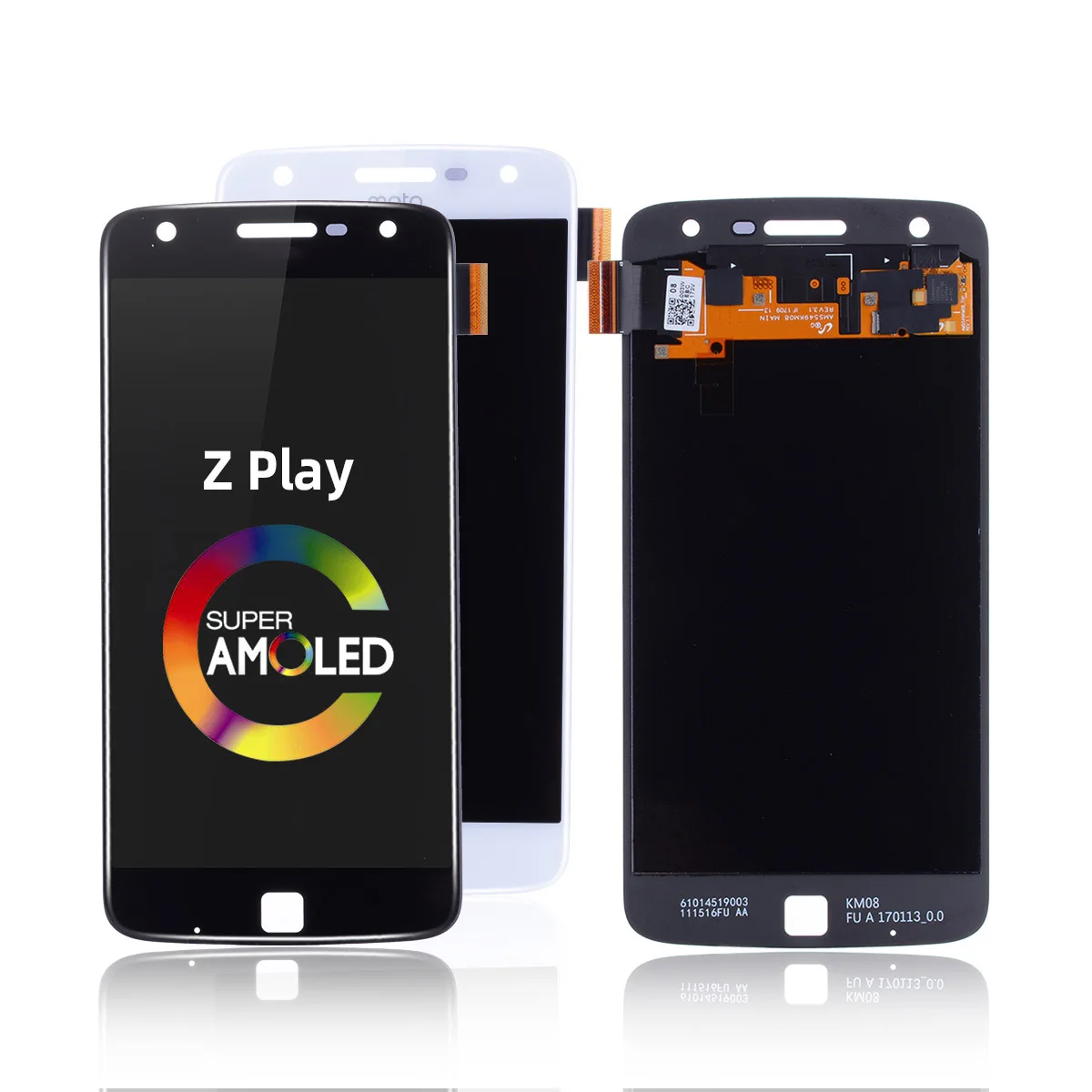 

Tracking No. 100% tested For Motorola Moto Z Play LCD For XT1635 Display LCD Screen Touch Digitizer Assembly