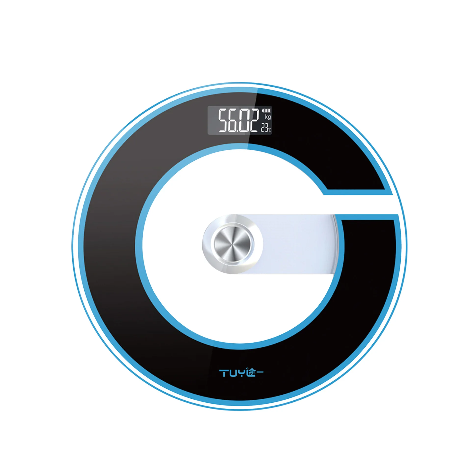 

Way Slip-Electronic Scale Wholesale Weight Scale Gift Customization Logo round Scale 33 Centimeter Large Size Patient Weighing S