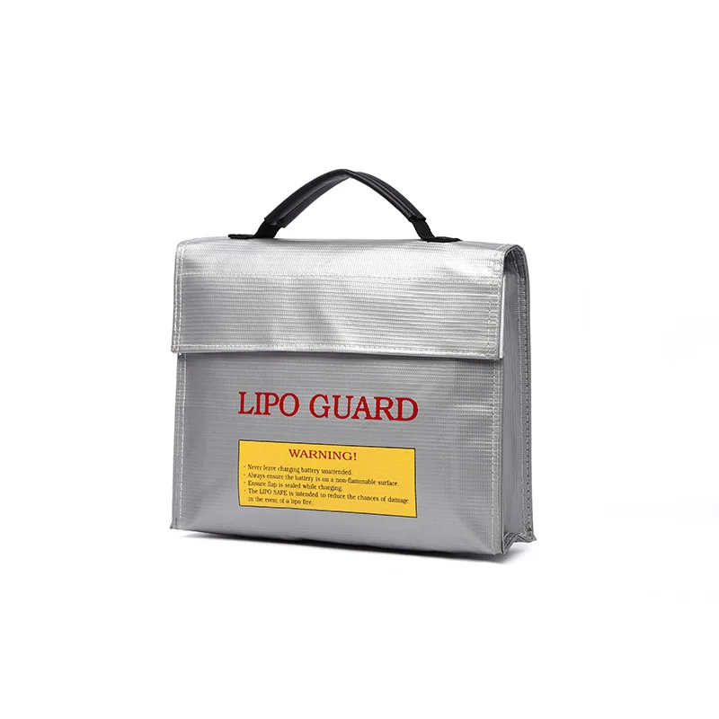 Lipo Battery Portable Fireproof Explosion-proof Safety Bag Fire Resistant 240x65x180MM for RC Lipo Battery Gaoneng ZOP TATTU