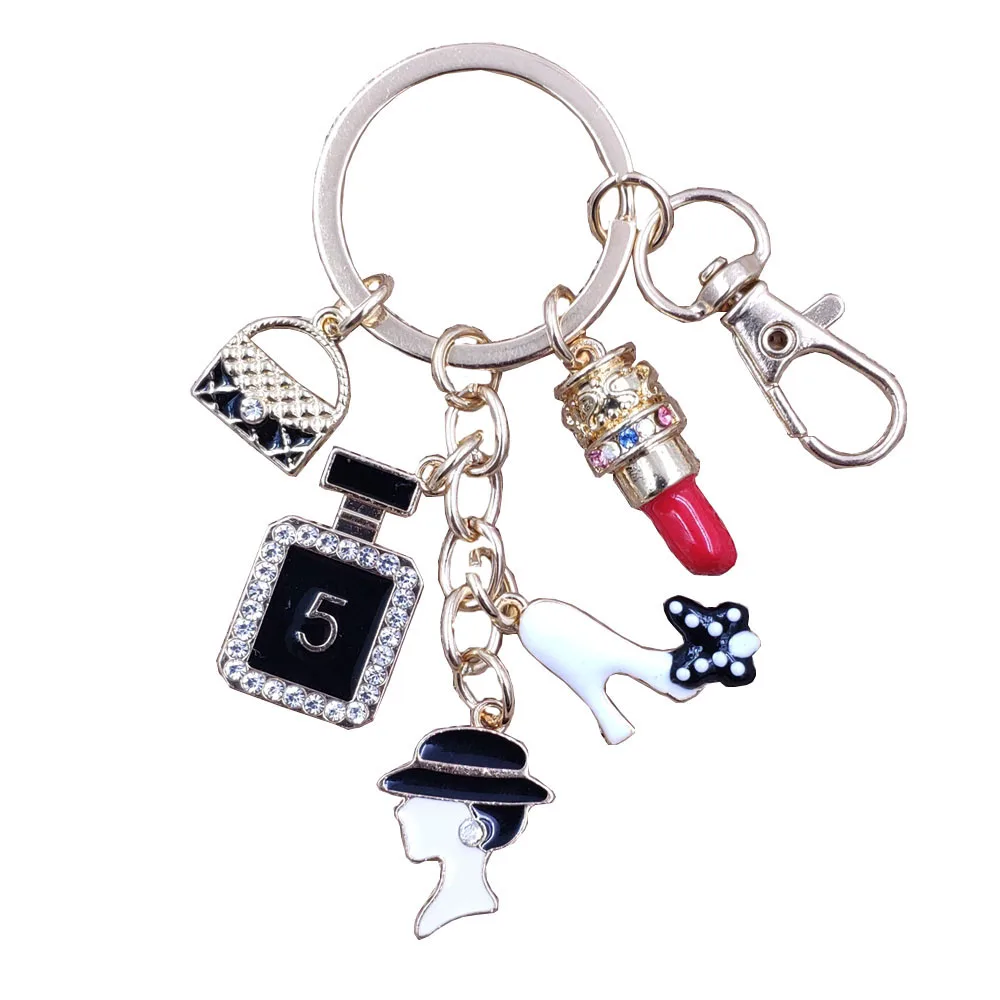 Эмалевый позолоченный брелок KC повседневный милый этнический ручной работы для