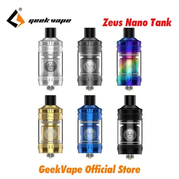 

100% Original Geekvape Zeus Nano Tank 2ml/3.5ml Capacity Fit Geekvape B Series Coils W/ 510 Drip tip For MTL/DTL E-cig Atomizer