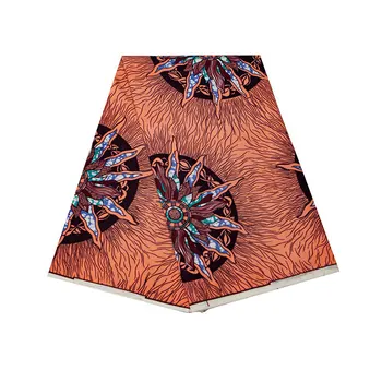 

Ankara polyester Printed Real Wax Fabric 6Yards High quality African Nigerian Wax Fabric For Sewing Dress Clothes