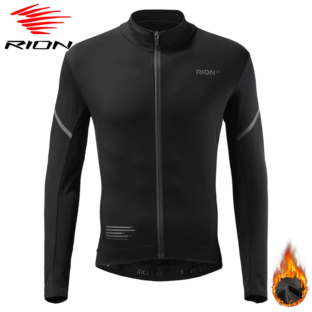 

RION Winter Man Cycling Maillot MTB Jersey Bicycle Clothing Long Sleeve Enduro Motorcross T-Shirt Clothes Bike Tricuta Jumper