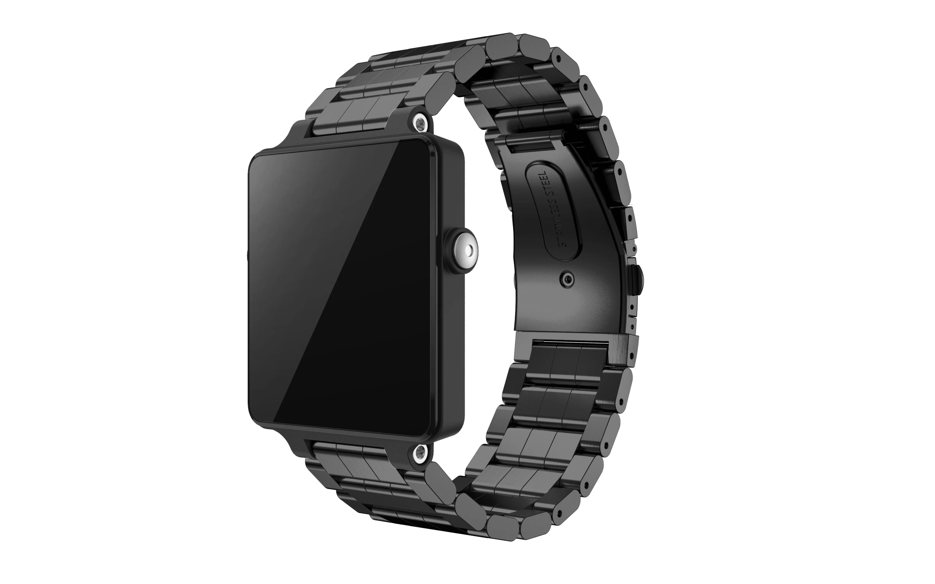 Ремешки из нержавеющей стали для Garmin VIVOactive ацетат ремешок замена Смарт часы ремешок металлический Миланский Петля Браслет ремешок - Цвет ремешка: Black1