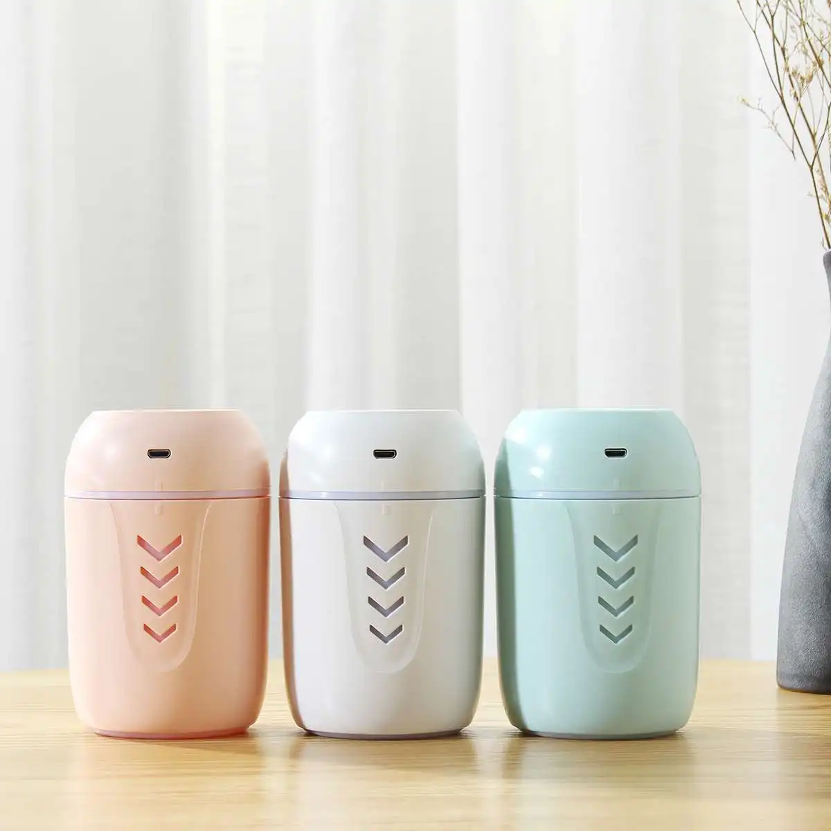Warmtoo 200 мл 3 в 1 увлажнитель для воздуха с разъемом Micro USB вентилятор увлажнитель воздуха с ночник светодиодный Паровая сауна для лица увлажнитель воздуха высокого качества