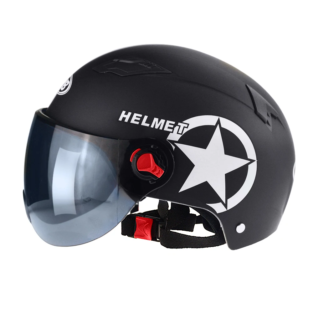 1PC Electric Motor Car Helmet Scooter Bike Open Face Half Baseball Cap
