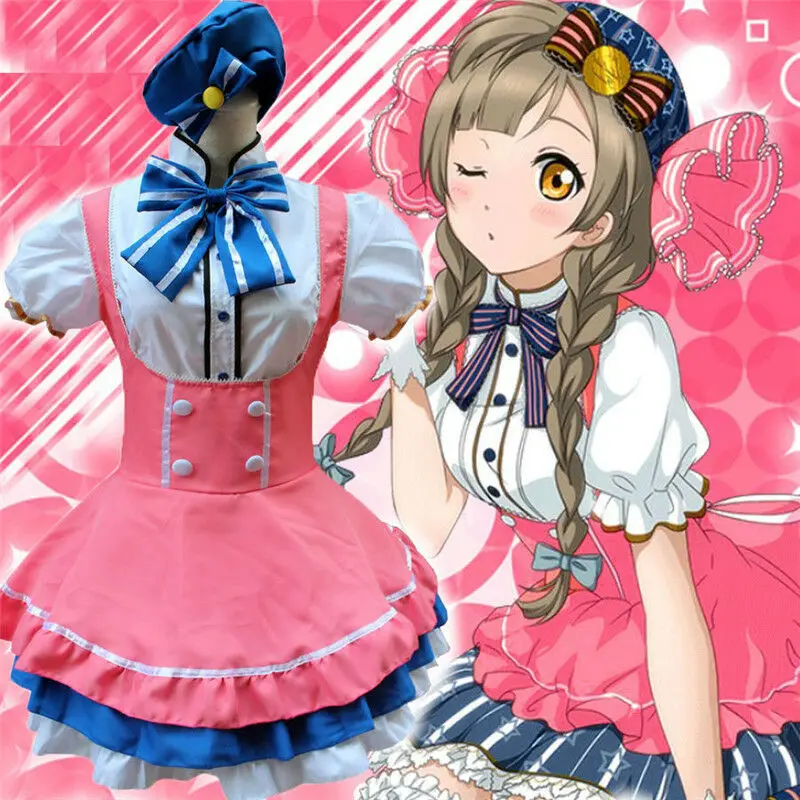 Костюм минами Кодори из аниме Love Live для школьного Idol Project|Костюмы девочек| |