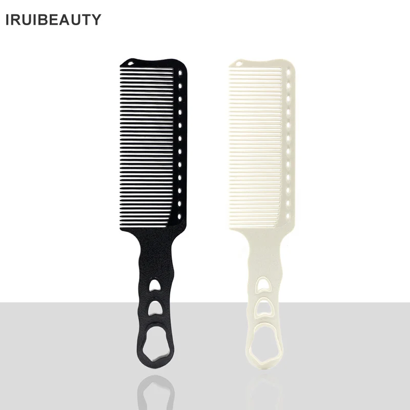 

Professional Anti-Static Hair Salon Comb Corrosion-Resistant High Temperature Fader Comb Daily Haircut Non-Slip Handle