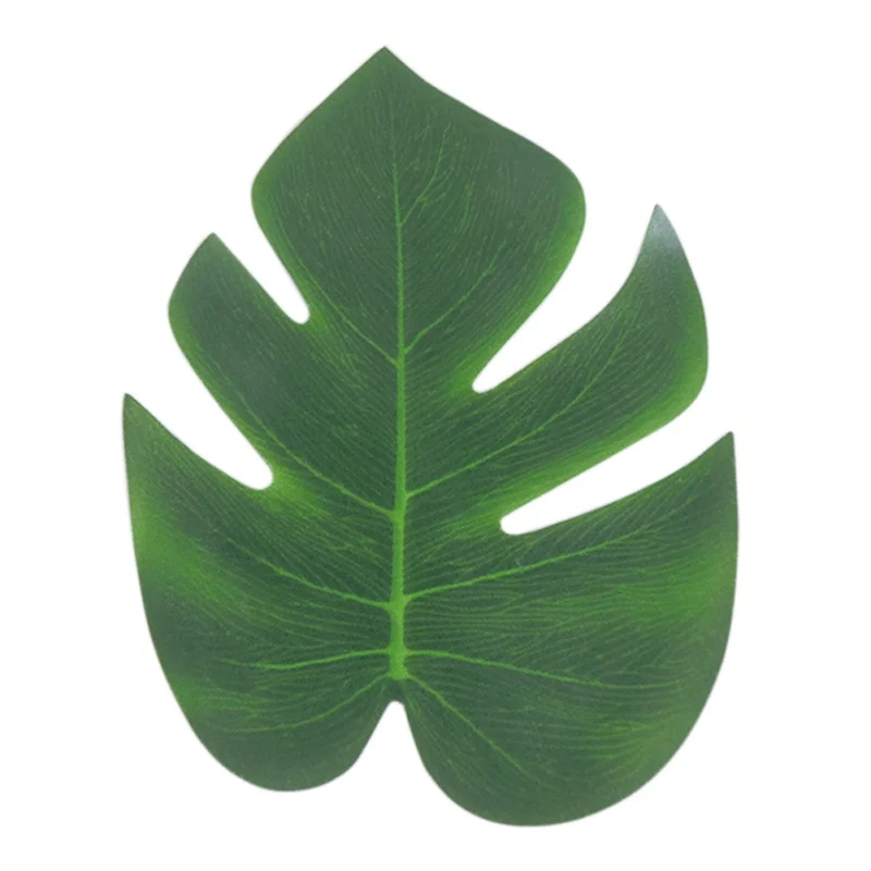 12PCS Simulation Turtle Back Leaf Artificial Plant Silk Cloth Tape False Leaf Home Decoration Craft simulation turtle back leaf - Цвет: C