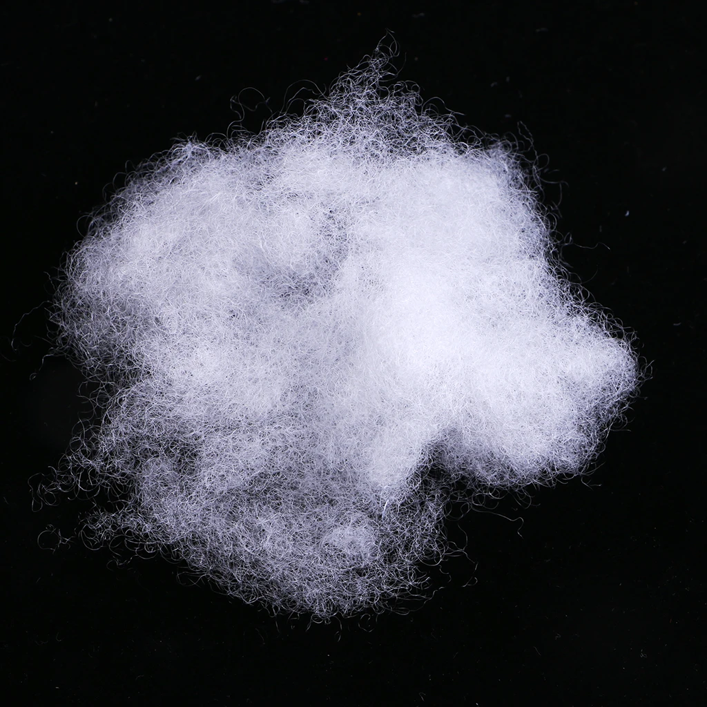 Polyester Cluster Fiber Filling Arts Crafts For Teddy Bear Doll Stuffing Pillow Fill