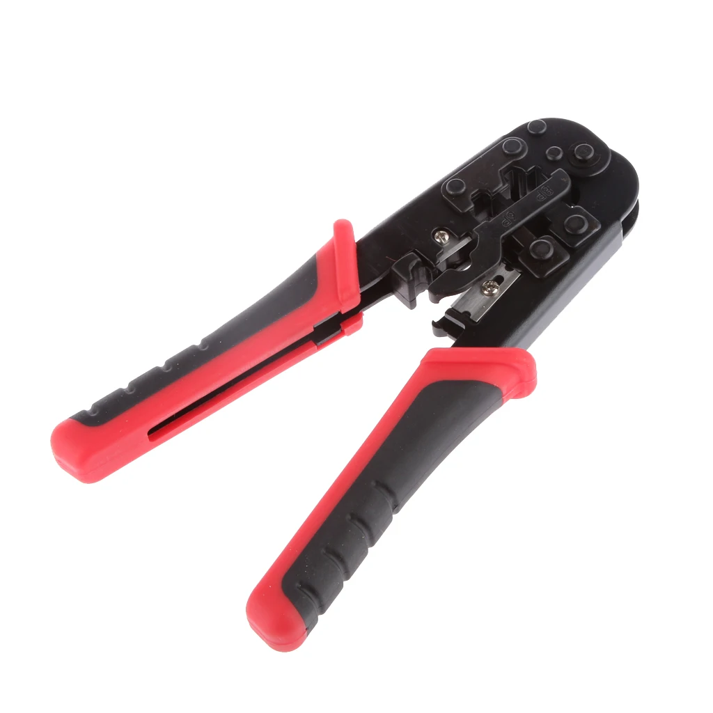 Сеть LAN RJ45 Cat5e RJ45/12 PC обжимной кабель щипцы удар ручной инструмент
