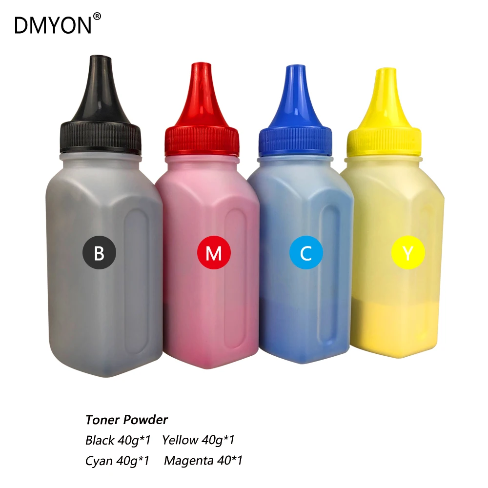 DMYON 4 шт. зажим Тонер порошок совместимый для Ricoh SP C252 C252DN C252SF SP C262Dnw SP C262SFNW лазерный принтер бутилированный Тонер порошок - Цвет: as picture