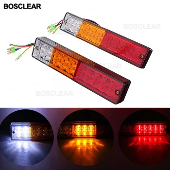 

24 leds 12V 24V Waterproof Trailer Truck LED Tail Light Warning Brake Lamp Yacht Car Taillight Reversing Turn Lights for Trailer