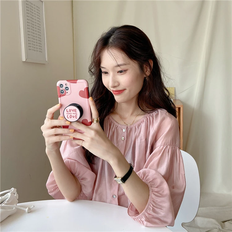 Iphone Xr Case Lovely Pop Socket Sluxury 11 Pro Max Apple Phone Pouches Case Iphone X 7plus Xs Max 8plus Silicone Case 5 5 Inch Fitted Cases Aliexpress