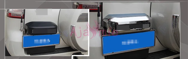 Для Toyota Land Cruiser 150 Prado LC150 FJ150 2010- защитная накладка для номерного знака хромированные аксессуары для автомобиля