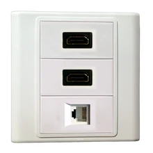 Порты: 2 HDMI+ RJ11, информационная настенная пластина, телефонная PSTN розетка, штепсельный порт для домашнего офиса, кабельная система